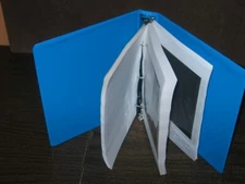 100 Glassine Stock Pages Sky Blue Album Binder Display US Stamp Plate Blocks