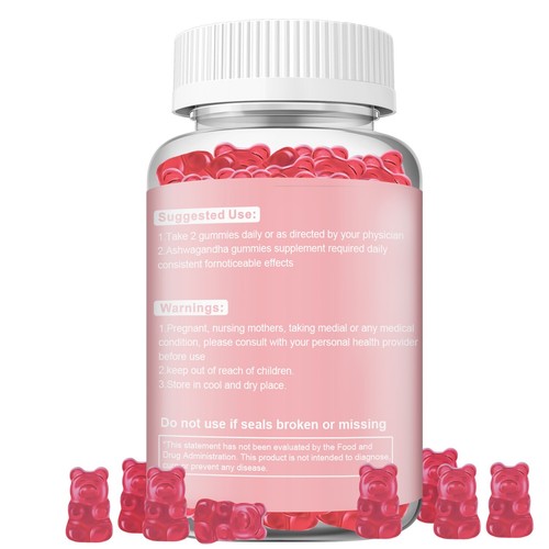 Organic Greek Ashwagandha Gummies Anti-anxiety Extra Strength Dietary Supplement - Picture 4 of 5