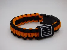 Loot Crate - Paracord Survival Bracelet - Orange / Black