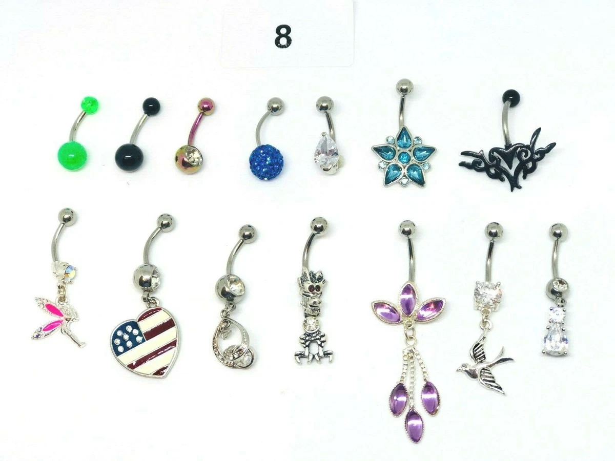 Belly button bars ebay sale