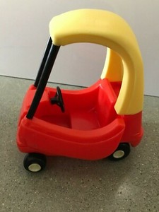 red and yellow cozy coupe