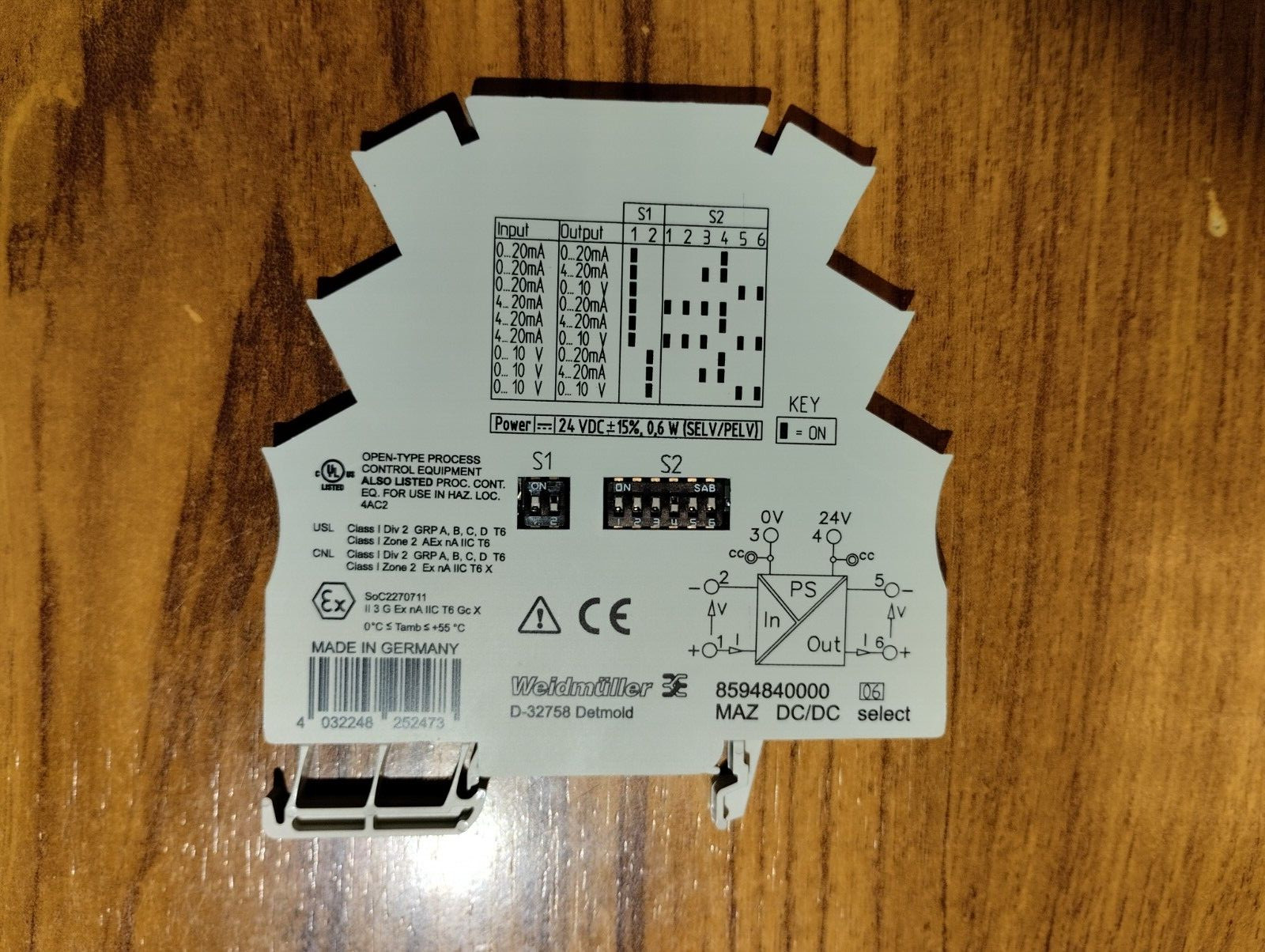Weidmüller conditionneur de signal dcdc haute précision rail din robuste - 2