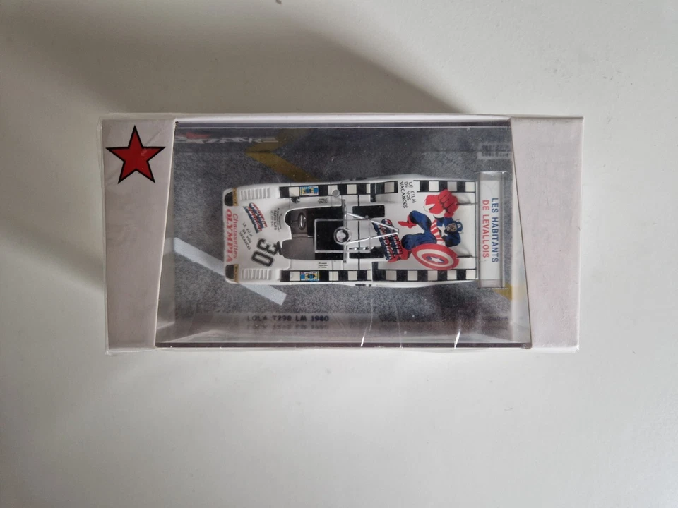 Bizarre 1/43 Lemerle Captain America Lola T298 - #30 Le Mans 1980 - BZ520 - Immagine 4 di 4