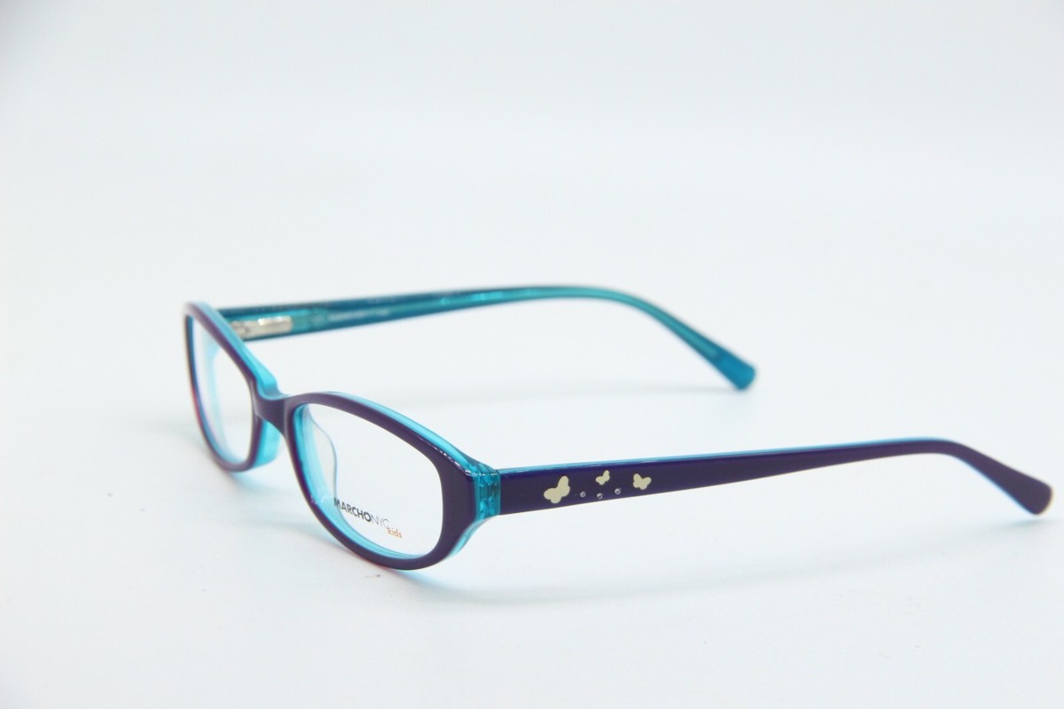 NEW KIDS MARCHON JR NYC M-HARPER 505 Plum Eyeglasses 47mm with MARCHON Case M-4007 Eyeglasses - Marchon Authorized Retailer | coolframes  main image 3