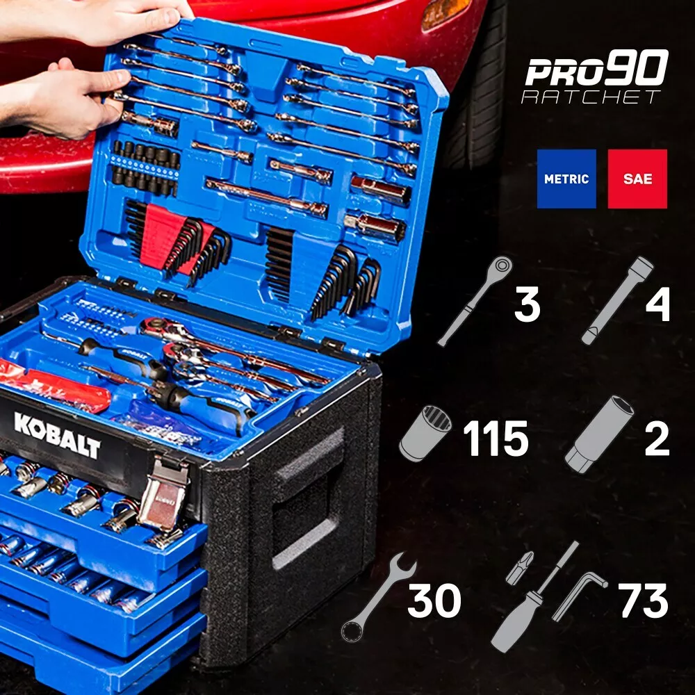 Kobalt 141 2024 piece tool cart