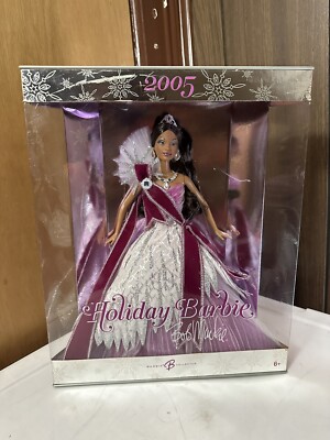 Holiday Barbie Doll African American Bob Mackie 2005 Mattel