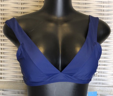 Cupshe One Piece Bikini Swimsuit Top Size Extra Small Navy Blue