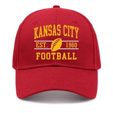 Sport Hat for Men Women Football Fans Hats Apparel Gifts Accessories One Size
