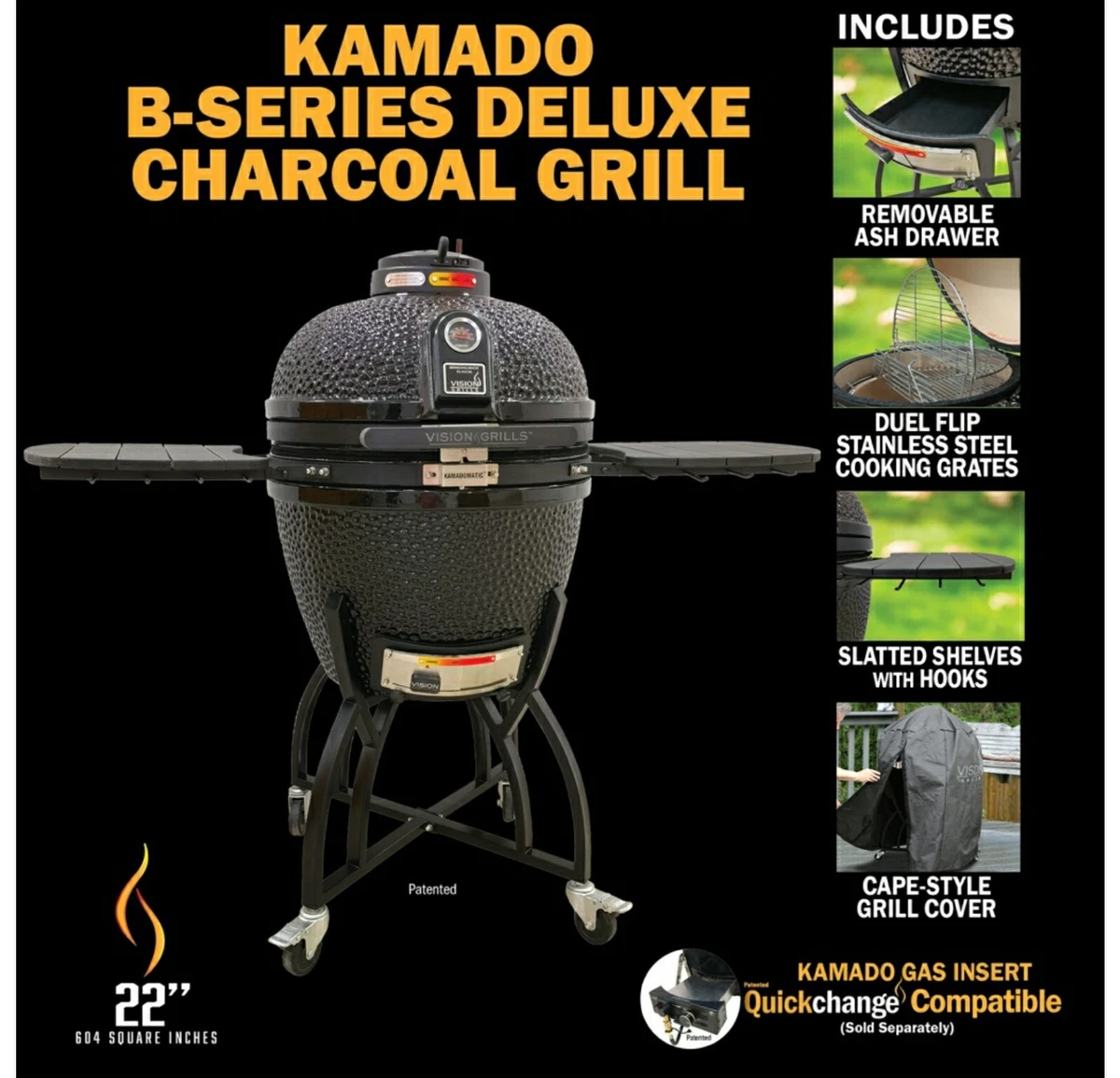 Vision grills top b series