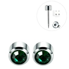 PAAR ERSTOHRSTECKER OHRSTECKER GESUNDHEITSSTECKER OHRRING OHRRINGE STEIN SILBER