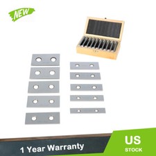 10 Pair 1/8  3" Precision Parallel Set Hardened Steel In Case Steel US