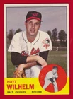HOYT WILHELM orioles 1963 TOPPS #108 VG-EX
