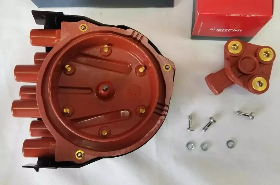 PARA BMW E30E32E34 Kit de Ignição Distribuidor Tampa Rotor Velas de Ignição Bremi OEM NGK - Imagem 3 de 4