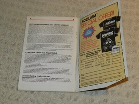 Nintendo NES Swords and Serpents Manual ONLY