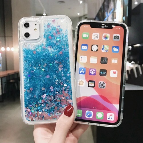 Glitter Case for iPhone 16 15 14 13 12 11 Pro Max 8 7 Plus X XR Shockproof Cover - Picture 9 of 16