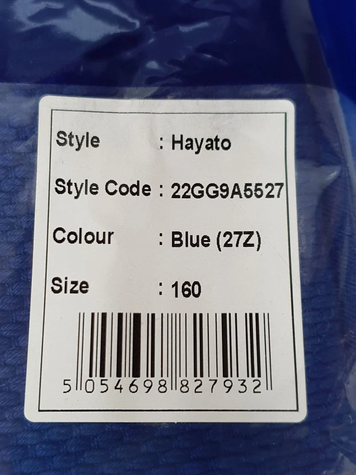 Mizuno Hayato Senior Judo Suit / Judo Kleidung 160cm blau - Bild 4 von 4