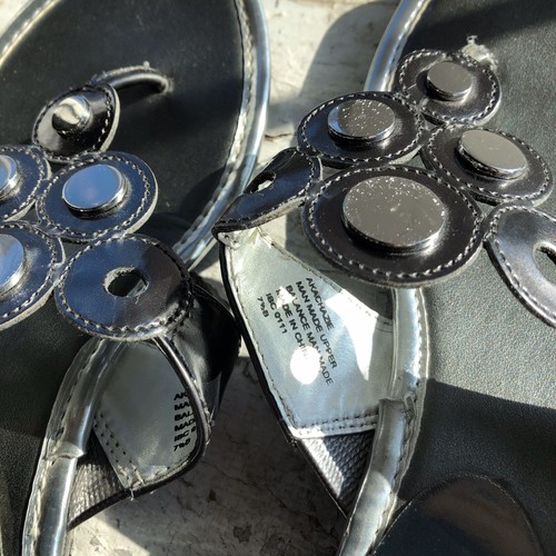 Silver Sandals 7.5 Anne Klein Women's iflex Thong Flip Flop - Picture 7 of 12