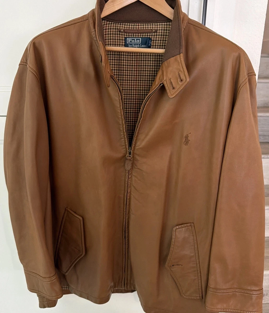Polo Ralph Lauren Zip Leather Outer Shell Coats, Jackets & Vests