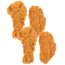 Fake Fried Chicken - 4PCS Artificial Food Display With Drumstick and Wing - S