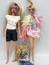 OOAK Barbie Repaint Custom Art Doll Apocalypse Ken Dad and Daughters