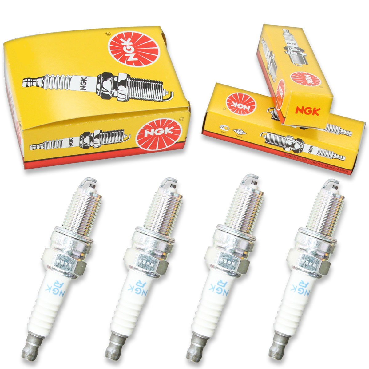 4pcs 10-11 Victory Cross Roads NGK Standard Spark Plugs 1731cc 105ci Kit Set zi