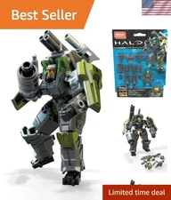 Mega Construx Halo Mark I Prototype Exosuit with UNSC Marine Figure - Ages 8+