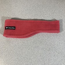 Columbia Headband Ear Warmer Pink Fleece Winter Snow Ski Womens Unisex Large XL