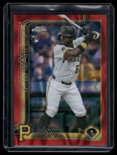 2025 Topps Chrome Update Ronny Simon Red Lava Refractors #/5
