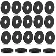 Heavy Duty Rubber Washers (50 Pcs) - Abrasion Resistant, 1" OD x 1/4" ID x 1/...