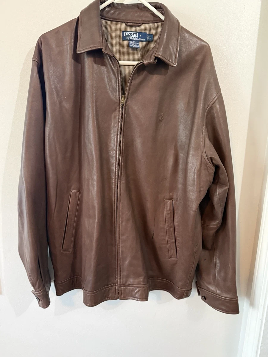 Polo Ralph Lauren Zip Leather Outer Shell Coats, Jackets & Vests