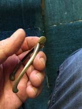 antique wishbone sugar tongs G.V & Co stand for Goldsmiths, Vansittart &Co 1890s