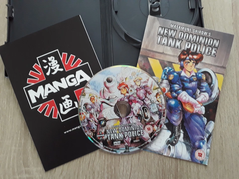 New Dominion Tank Police DVD Japanese Anime Movie Film Manga Masamune Shirow R2 - Image 4 of 4