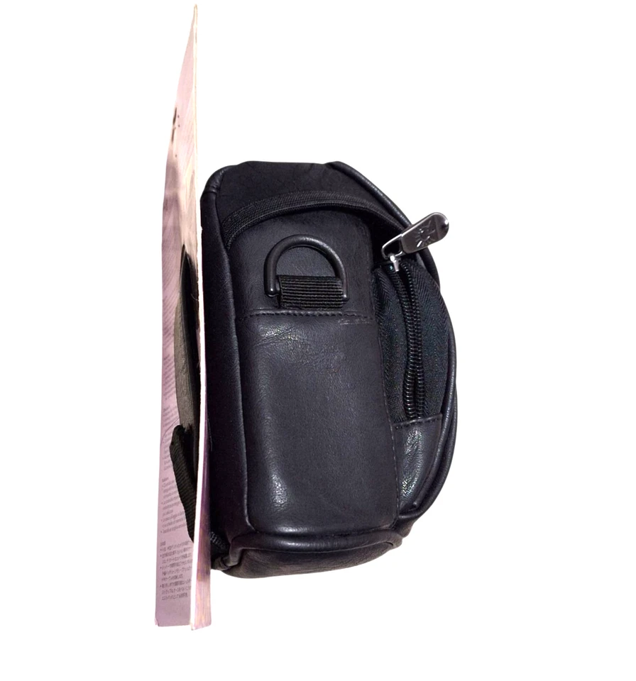 Case Logic DC52 Compact Camera Bag Weather-Resistant Black Faux Leather - Image 3 of 4