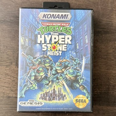 Teenage Mutant Ninja Turtles: The Hyperstone Heist Genesis CIB Read Description