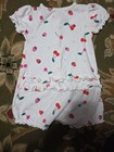 Girls Sz 18m 1pc Cherry Romper W/ Ruffles On Bum — photo 5