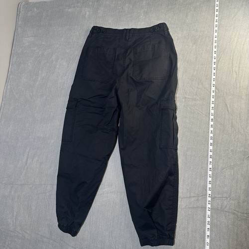 Madewell Women’s Black Cargo Jogger Stretch Twill Ankle Pant Size 29 - Picture 2 of 7