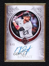 2023 Topps Transcendent Collection Auto Red 1/1 Kris Bryant #TCA-KB Auto 00em