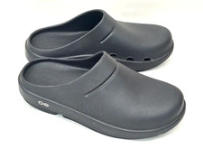 OOFOS OOcloog Black Recovery Work Slip-On Clogs EU 40 Men  s 7 Women  s 9