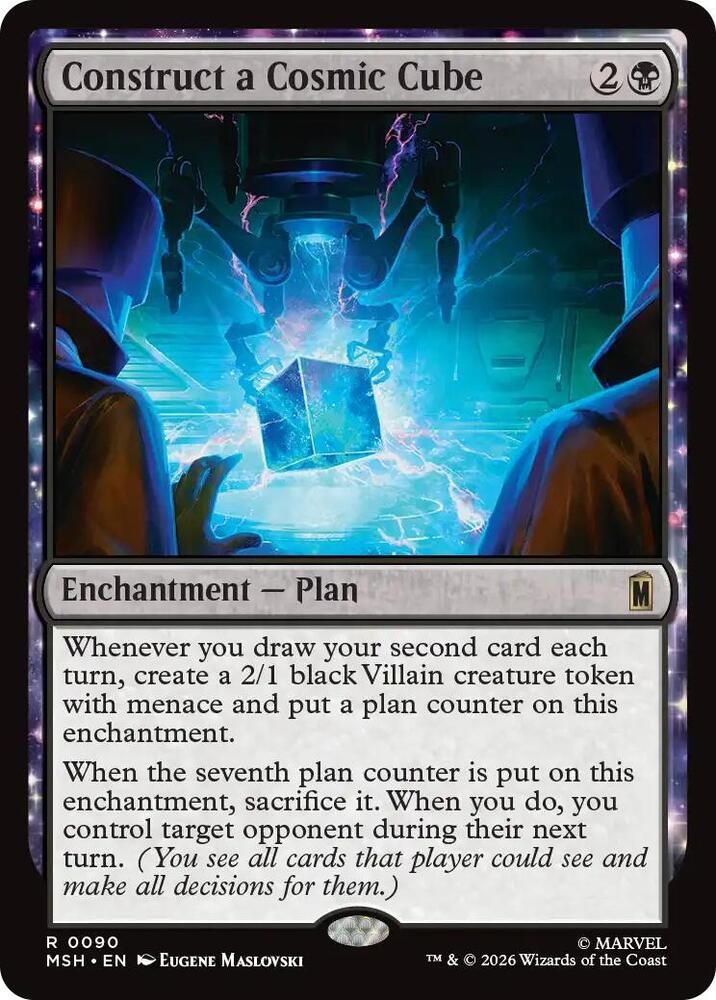Construct a Cosmic Cube 90 Marvel Super Heroes NM