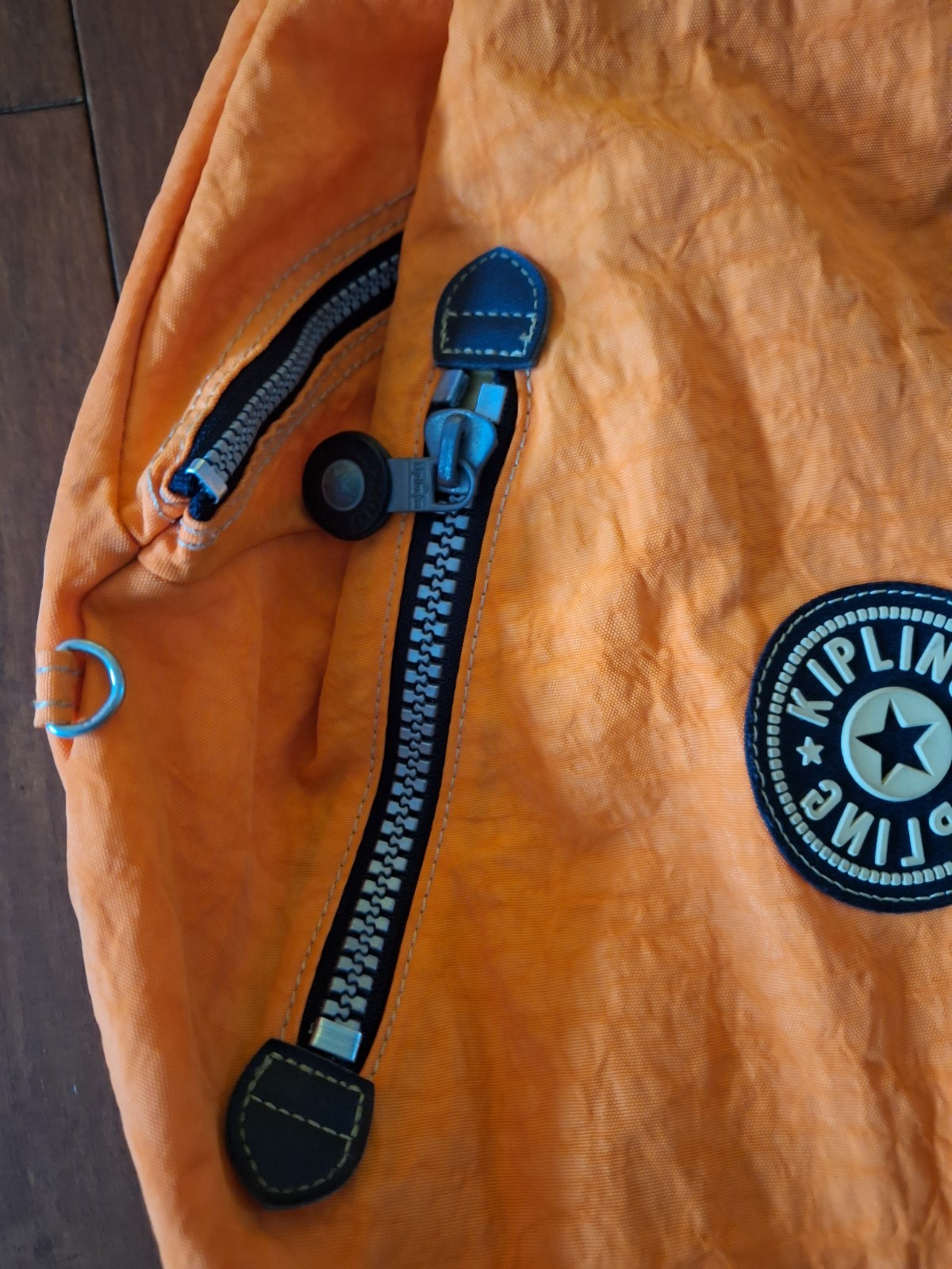 Kipling Fluorescent Orange Sling Backpack - image 4