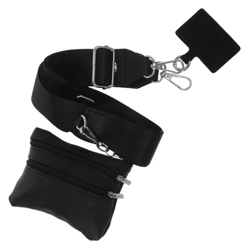 1 Satz verstellbarer Telefon-Lanyard mit Reißverschlusstasche, verlustsichere - 第 5/12 張圖片