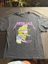 Metallica Damaged Justice Pushead TShirt Larg...
