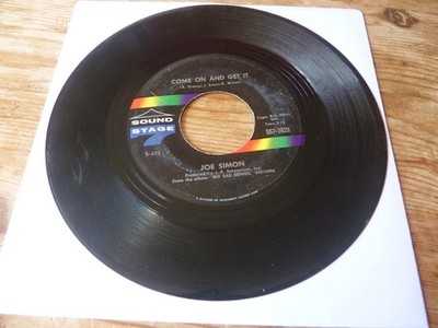 Joe Simon USA soul 7'' Come On And Get It plays lowVG Chokin' Kind Sound Stage