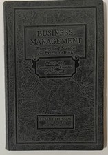 Business Management : Plants and Equipment by Hugo Diemer (1925 1st Softcover)