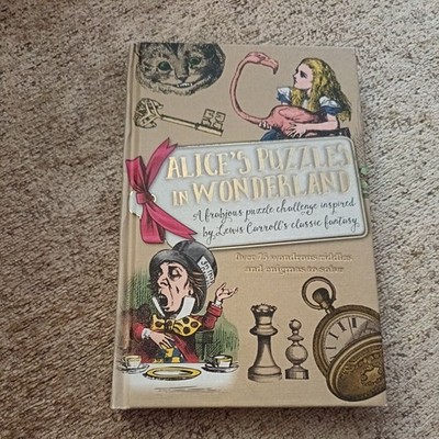 Lovely Lewis Carroll's Alice in Wonderland puzzles book Richard Wolfrik Galland
