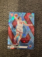 2024-25 Panini Mosaic  Matas Buzelis RC Blue Cracked Ice