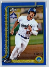 2025 Topps Chrome Pro Debut JAC CAGLIANONE #PDC-89 NM Blue Refractor #/150 River