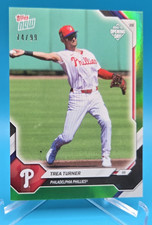 2026 Topps NOW Road to Opening Day Trea Turner green #d /99 Philadelphia