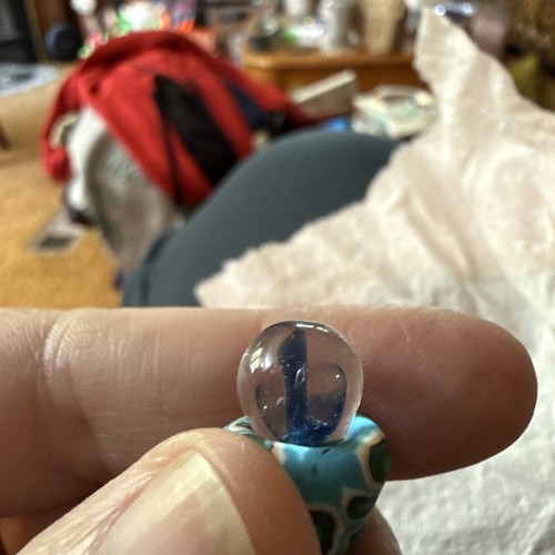 Hand Blown Glass Mushroom Necklace - Picture 18 of 22