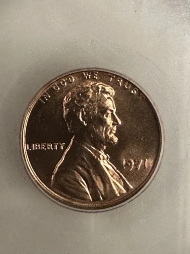 1971 D Lincoln  Cent, Hi-Grade, Gem Uncirculated, Certified, Copper,